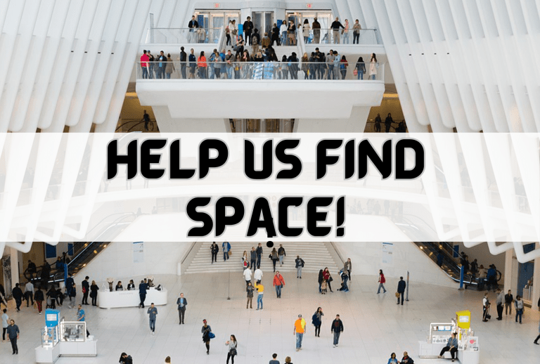 Help us find space.