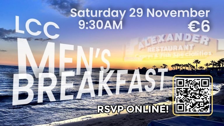Men’s Breakfast 7th June 9:30am
