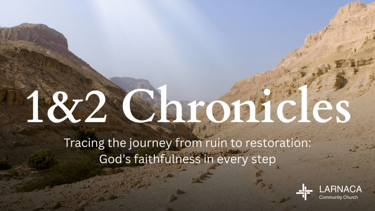 New Preaching Series  – 1&2 Chronicles.