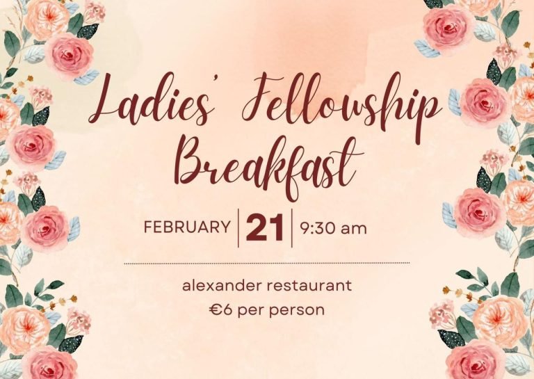 Ladies Fellowship Breakfast.