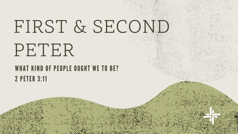 New Preaching Series  – 1&2 Peter