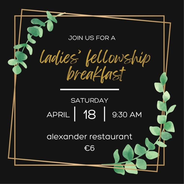 Ladies Fellowship Breakfast.