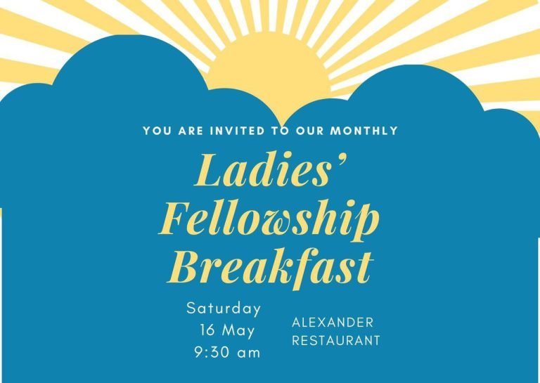 Ladies Fellowship Breakfast. 16th May