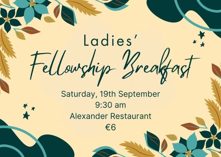 Ladies Fellowship Breakfast. 19th September