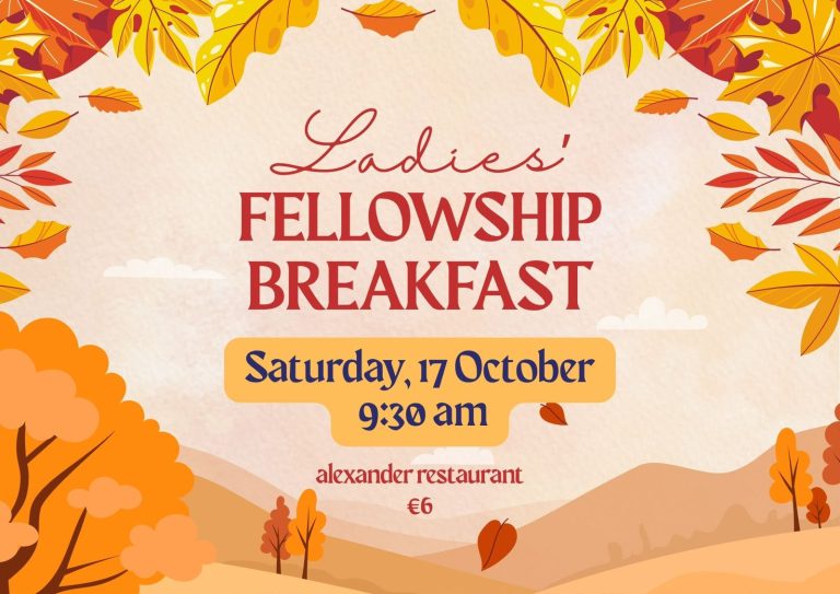 Ladies Fellowship Breakfast. 17th October